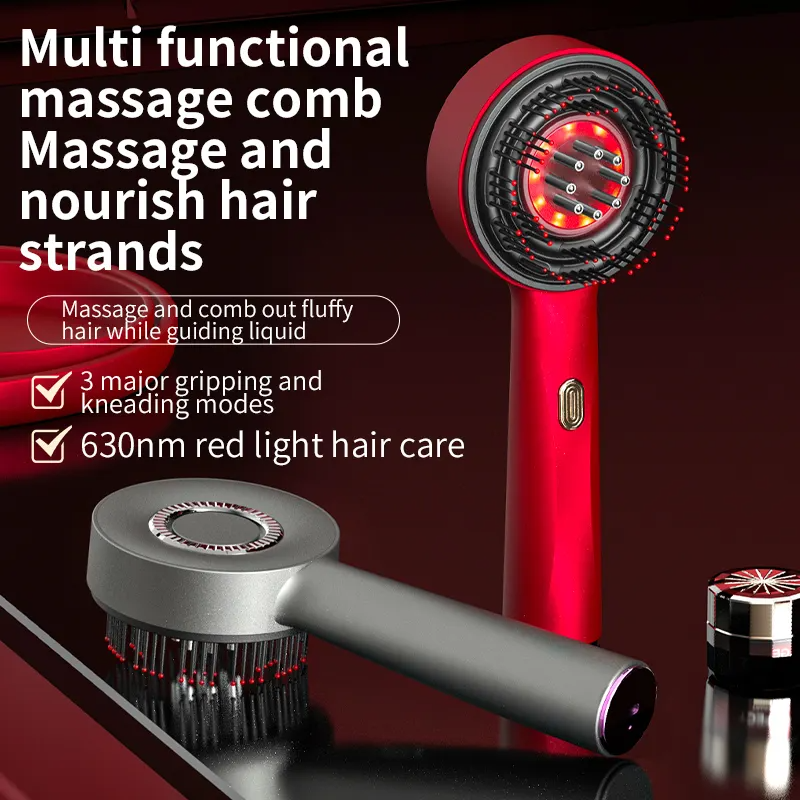 Red Light Therapy Scalp Massager