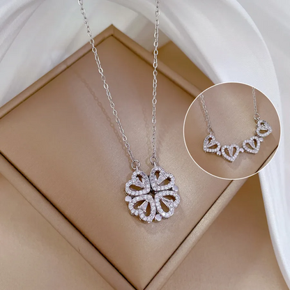 Flower Four Leaf Clover Necklace