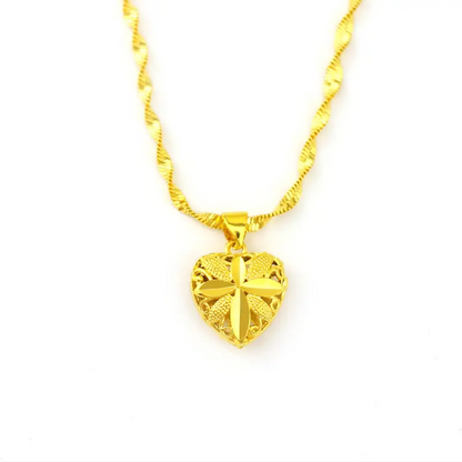 Heart Shaped Memorial Necklace